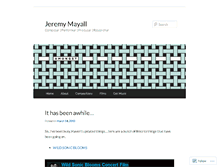 Tablet Screenshot of jeremymayall.com